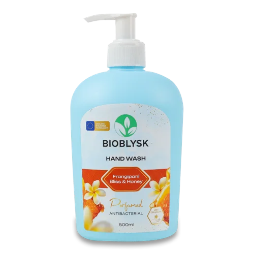 Крем-мило Рідке Парфумоване Антибактеріальне Frangipani Bliss&Honey BioBlysk, 500мл