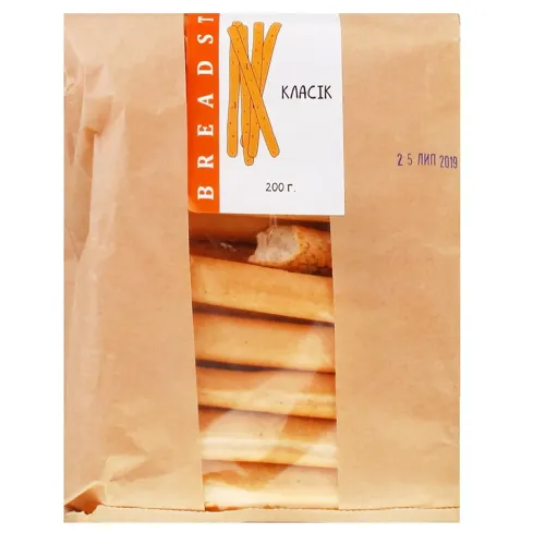 Палички хлібні Урожай класичні, 200г