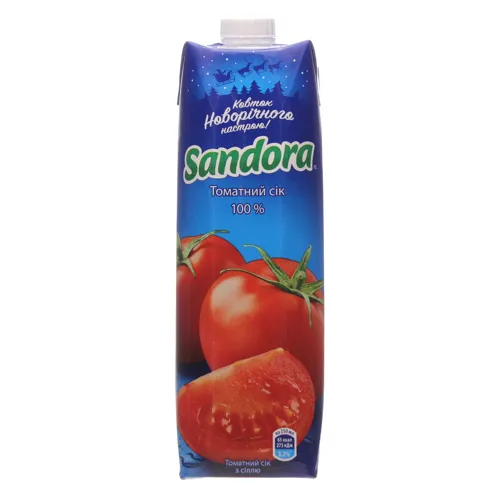 Сік томатний з сіллю Sandora т/п 0.95л