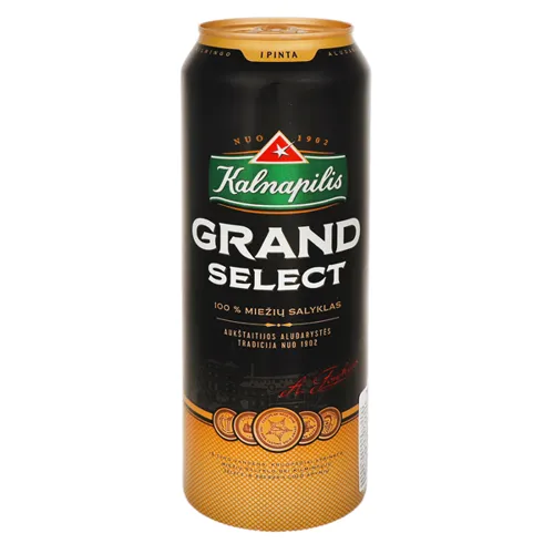 Пиво Kalnapilis Grand Select світле 5,4% 0,568л