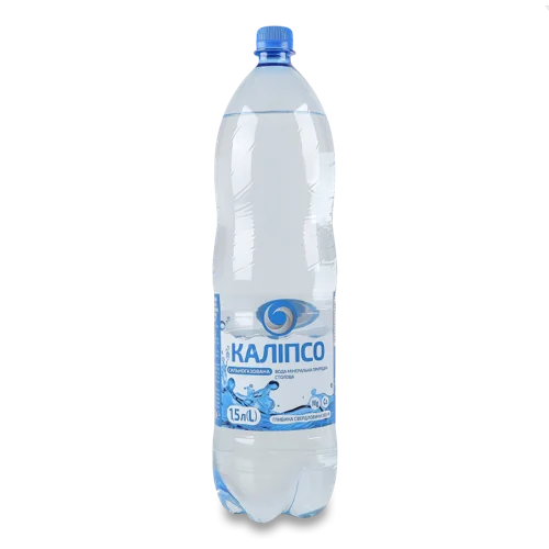 Вода Мінеральна Природна Столова Сильногазована Каліпсо, Пластикова Пляшка 1.5л