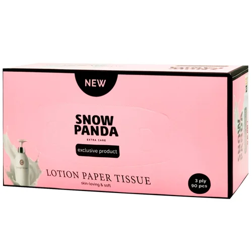 Серветки паперові Snow Panda тришарові 200х190мм 90шт