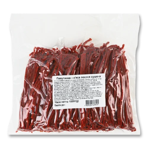 Сушена Павутинка З М'яса Лосося, В/ґ, 1 кг
