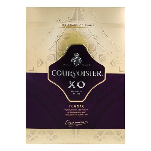 Коньяк 0.7л 40% XO Courvoisier картонна упаковка