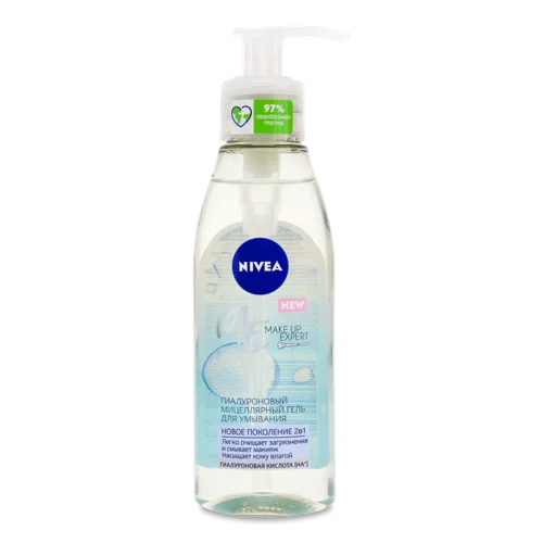 Гіалуроновий Міцелярний Гель для Обличчя NIVEA MAKE UP EXPERT, 150 мл