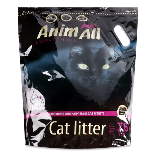 Наповнювач Для Котячого Туалету Силікагелевий AnimAll, В/ґ, 7.6л
