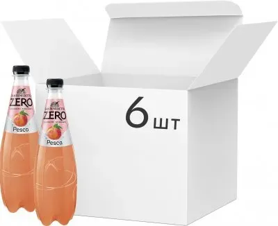 Упаковка сокосодержащого напою San Benedetto Zero Perca 0.75л х 6 шт