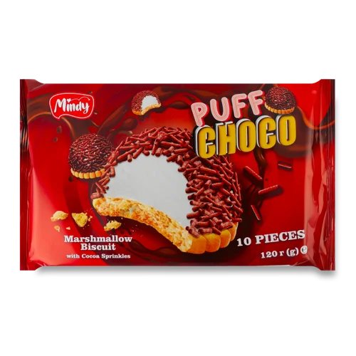 Десерт Какао Puff Choco Mindy, в/ґ, 120г