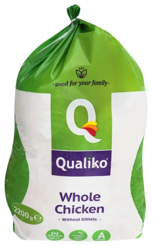 Тушка кур заморожена QUALIKO 2,2кг