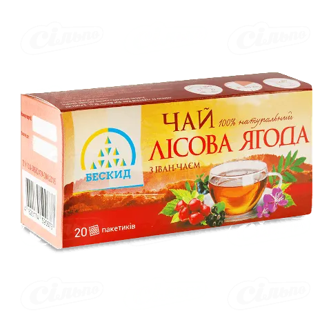 Чай трав'яний «Бескид» «Лісова ягода», 20*1,5г