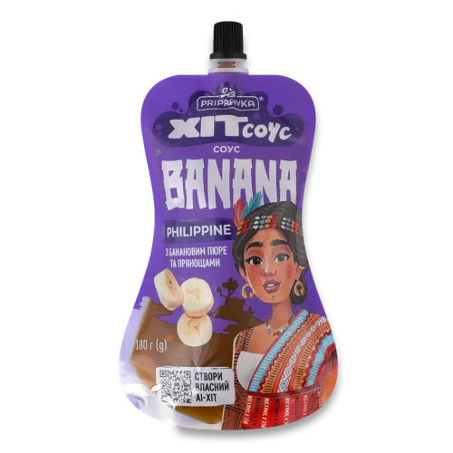 Соус З Банановим Пюре Та Прянощами Banana Philippine Хіт Соус, д/п, 180г