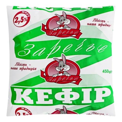 Кефір 2.5% Заречье м/у 450г