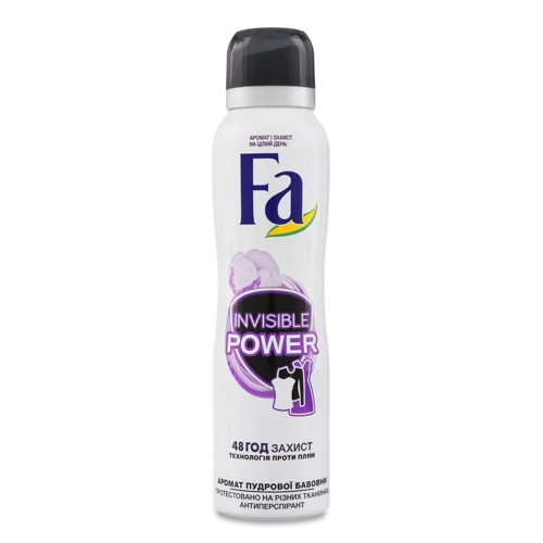 Антиперспірант Invisible Power Fa 150 мл, в/ґ