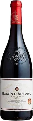 Вино червоне натуральне сухе Rouge, Baron d'Arignac 1,5