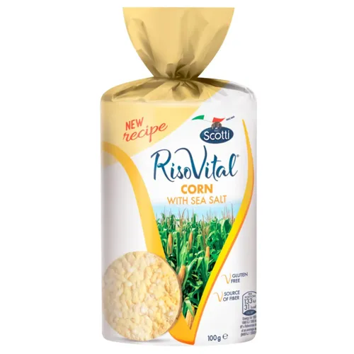 Хлібці Riso Scotti Кукурудзяні з морською сіллю 100г