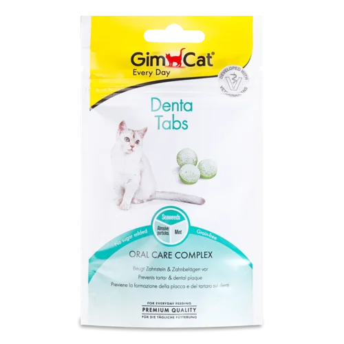 Таблетки Для Котів Denta Tabs GimCat В/ґ 40г