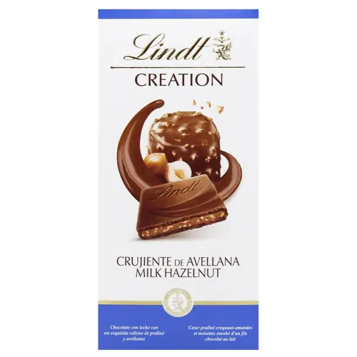 Шоколад молочний «Lindt Creation» з лісовими горіхами 150г