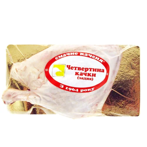 Четвертина Смачне каченя качки задня охолоджена вагова