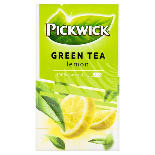 Чай зелений Pickwick з лемонграсом та цедрою лимона 2г*20шт