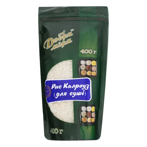 Рис для суші Калроуз Добра міра д/п 400г