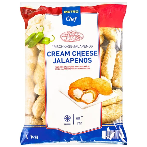 Халапеньо Metro Chef з вершковим сиром заморожений 1кг