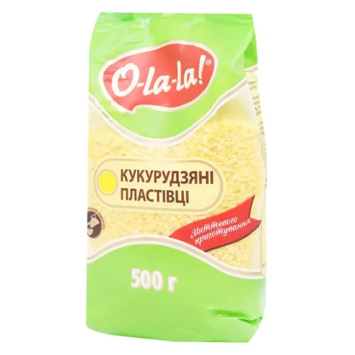 Пластівці кукурудзяні O-La-La миттєвого приготування 500г