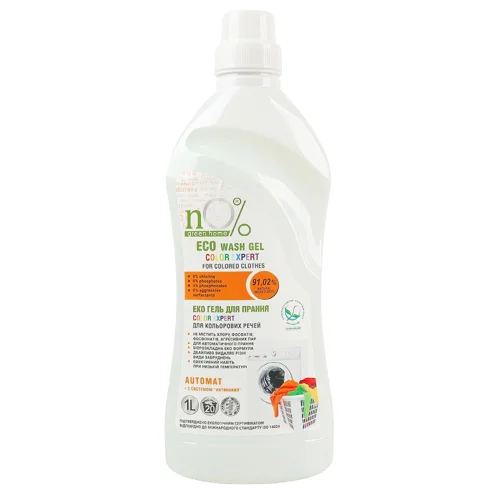 Гель для прання nO% Green Home Color Expert Еко 1л
