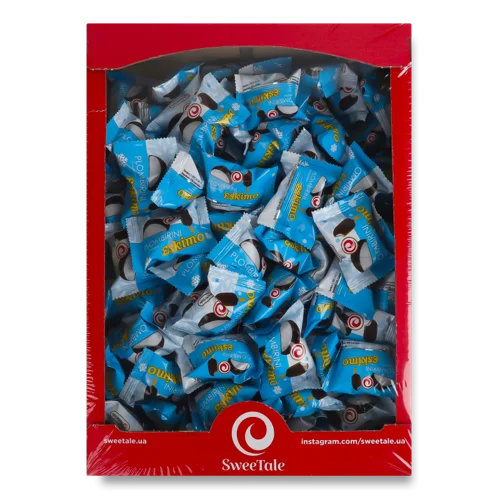 Цукерки Глазуровані Зі Збивним Корпусом Пломбіріні Зі Смаком Ескімо, кг