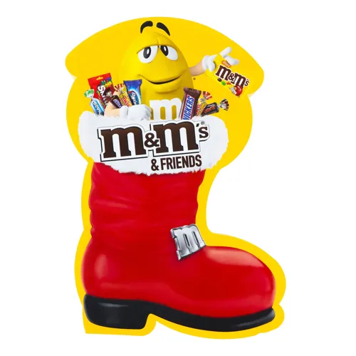 Набір кондитерський Новорічний чобіт M&M's&Friends к/у 182.5г