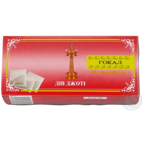 Чай Гокал Діп Джотті без нитки, 20*1,8г