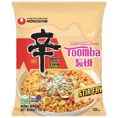 Локшина Nongshim Toomba Spicy&Creamy Stir-Fry вершково-гостра 137г