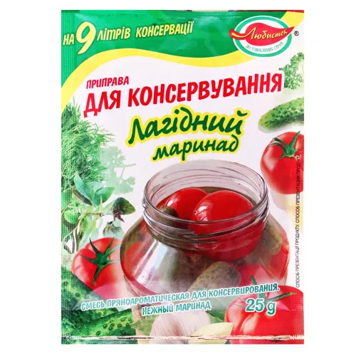 Приправа для консервування ніжний маринад Любисток м/у 25г