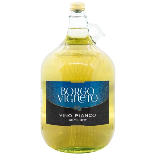 Вино Borgo Vignetto біле напівсухе 10,5% 5л