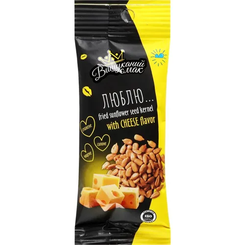 Ядра соняшника Вишуканий смак Сир смажені 50г