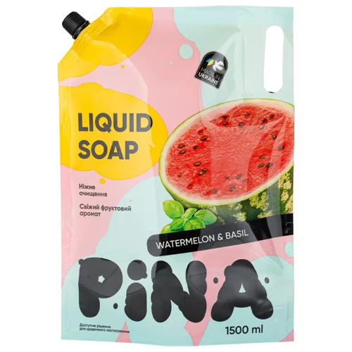 Мило рідке Pina Watermelon&Basil 1500мл