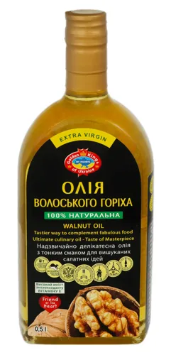 Масло волоського горіха Golden Kings скло 0,5л
