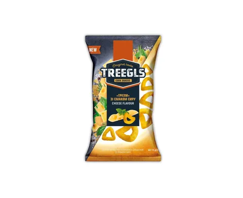 Сухий сніданок палички кукурудзяні сир Золоте зерно Treegls 75г