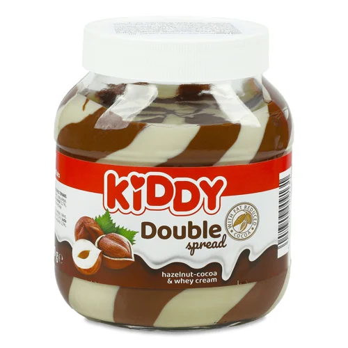 Паста шоколадна KIDDY Double з лісовими горіхами,700г