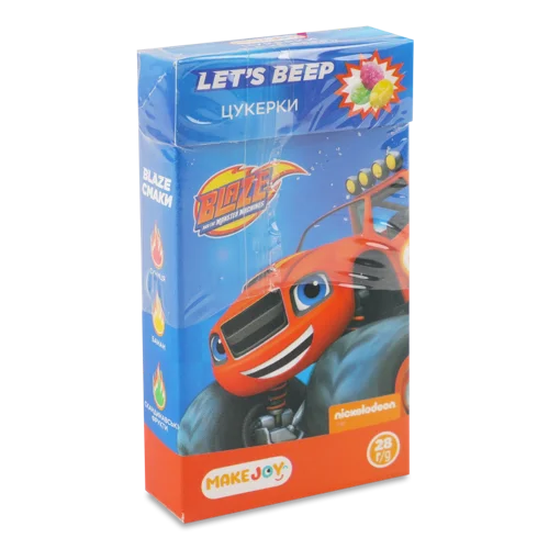 Цукерки Let's Beep Make Joy, Вищого Ґатунку, Картонна Упаковка, 28 Г