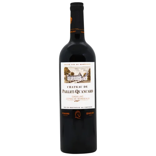 Вино Chateau de Paillet-Quancard червоне сухе 13,5% 0,75л