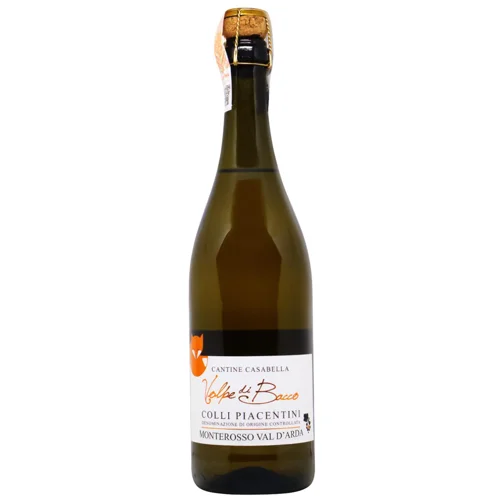 Вино ігристе Volpe di Bacco Monterosso Val D'Arda Frizzante біле сухе 11% 0,75л