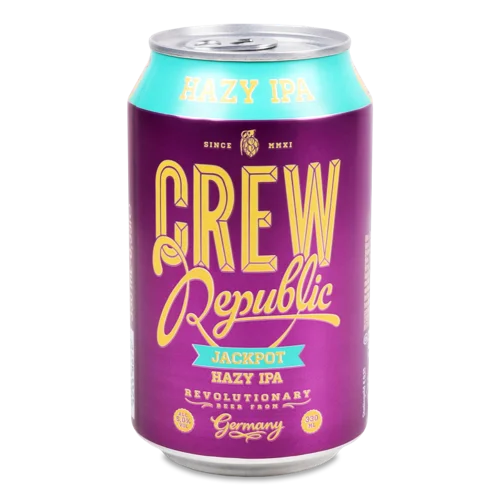 Пиво Jackpot Hazy IPA, Вищого Ґатунку, З/Б, 0.5 Л