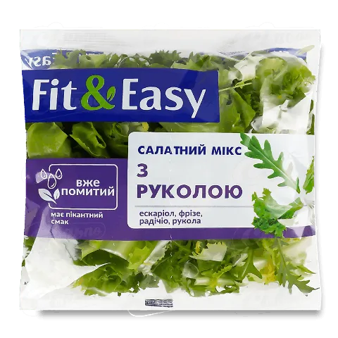 Салат Fit&Easy мікс з руколою, 120г