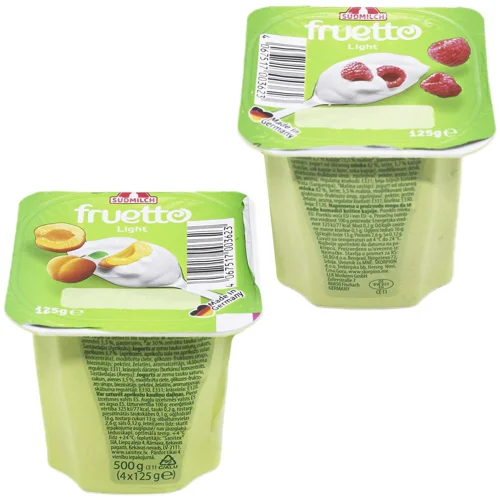 Йогурт Fruetto абрикос, малина 0,2% 125г
