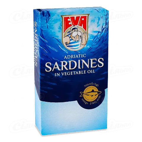 Сардини EVA в рослинній олії, 100г