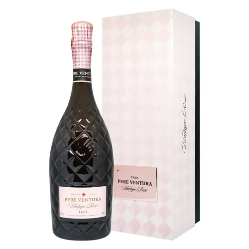 Вино ігристе Pere Ventura Vintage Rose Gran Reserva рожеве брют 12% 0,75л