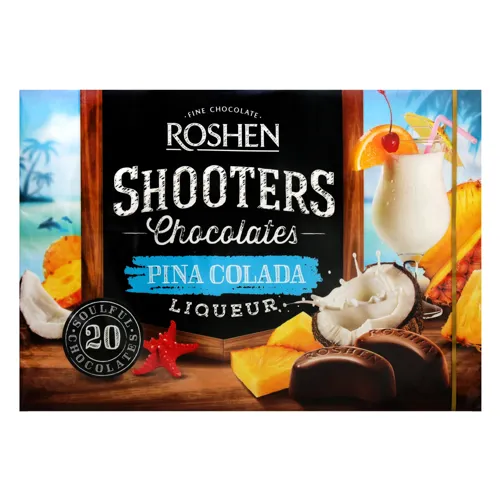Цукерки Roshen Shooters Pina Colada 150г х10
