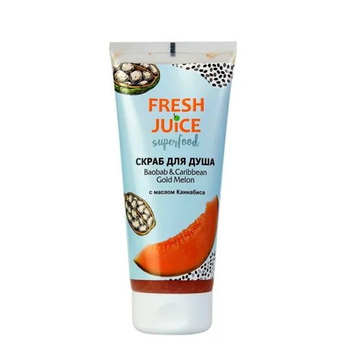 Скраб для душу Fresh Juice Superfood Baobab&Caribbean 200мл