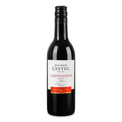 Вино Червоне Напівсухе Каберне Совіньйон Maison Castel, 0.187л 13% с/в