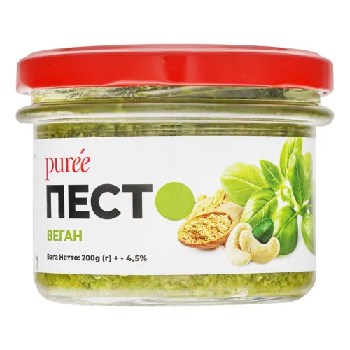 Песто Веган Puree скляна банка 200г